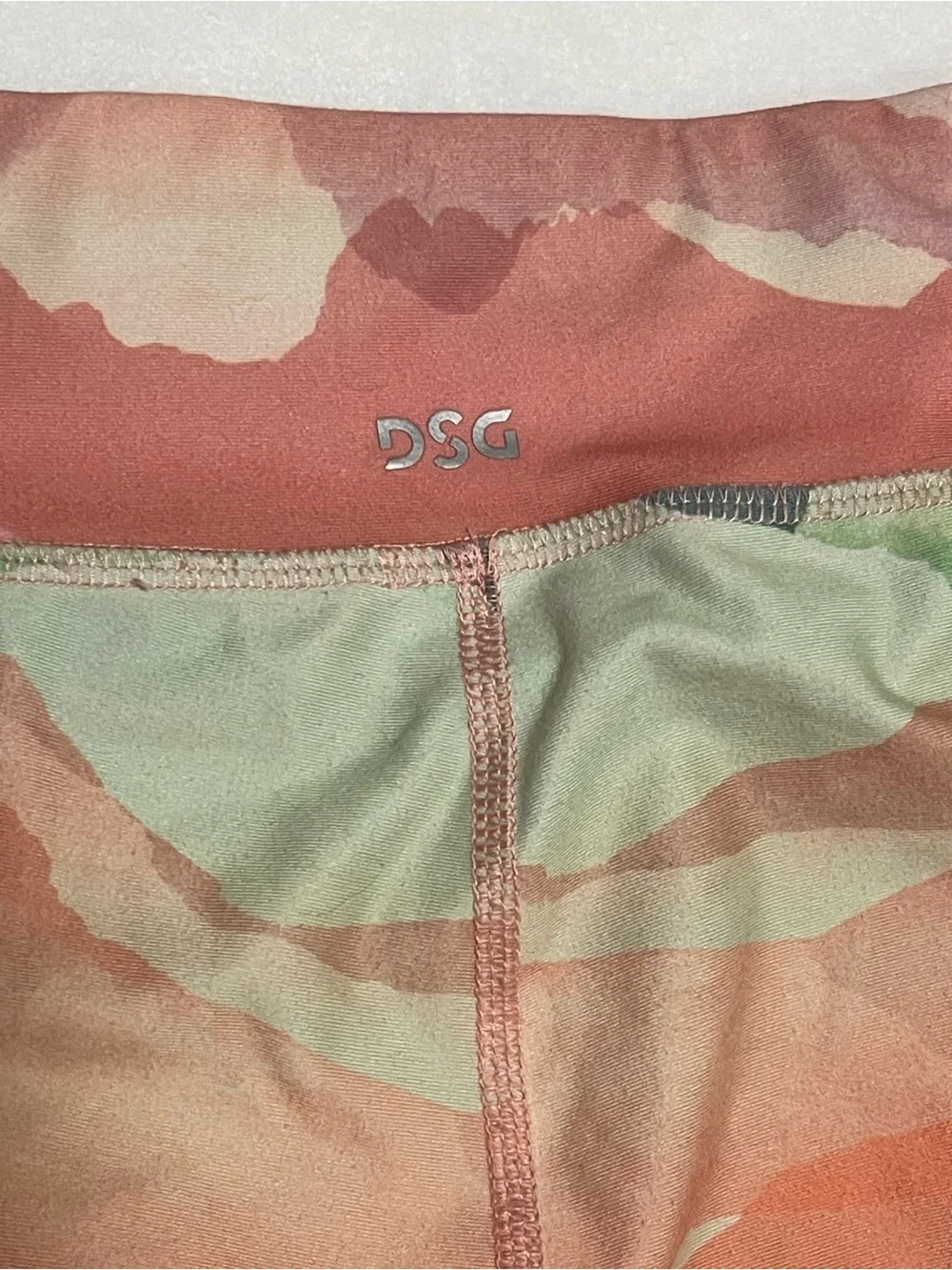 Girls' Multi-Color Watercolor Leggings - Large (14/16)